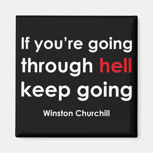 Íman Winston Churchill (Frente)