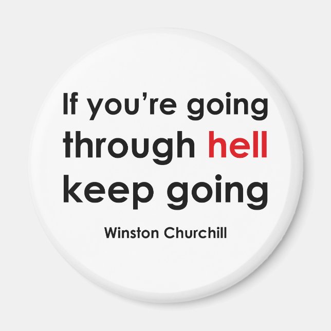 Íman Winston Churchill (Frente)