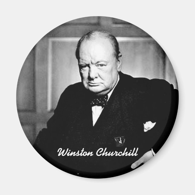 Íman Winston Churchill (Frente)