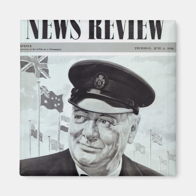 Íman Winston Churchill (Frente)