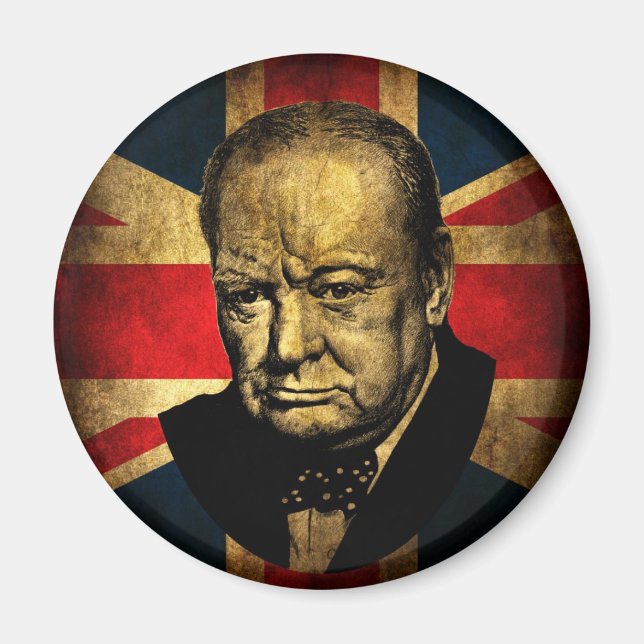 Íman Winston Churchill (Frente)