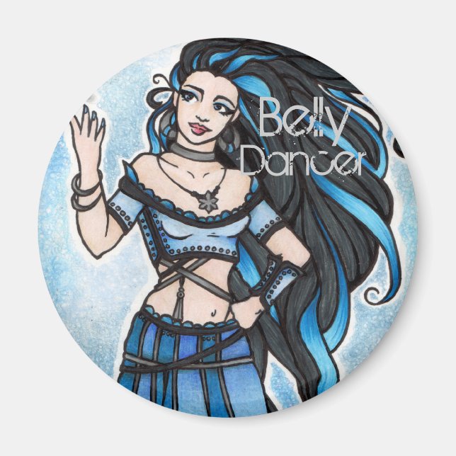Íman Winter Belly Dancer Art (Frente)