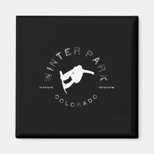 Íman Winter Park Colorado Graphic Vintage Snowboard T
