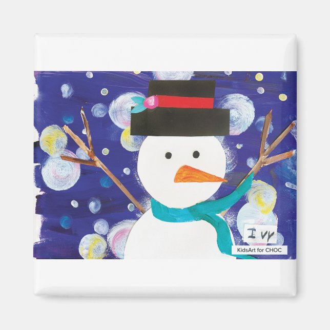 Íman Winter Snowman (Frente)
