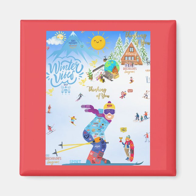 Íman Winter Vibes (Frente)