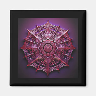 Íman Wireframe Cor-de-rosa Mandelbrot
