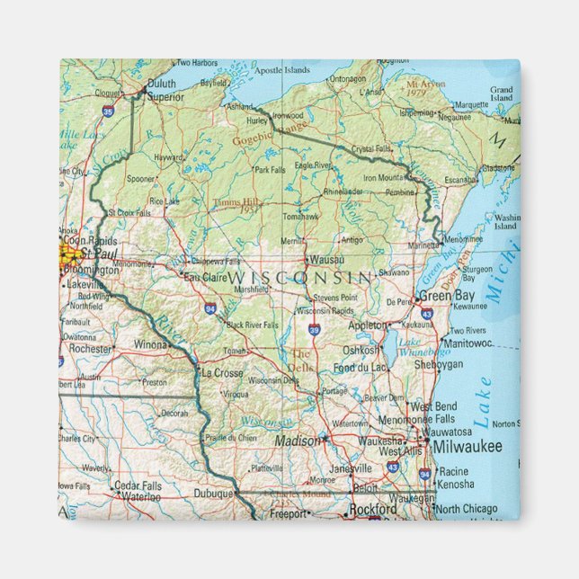 Íman Wisconsin (Frente)