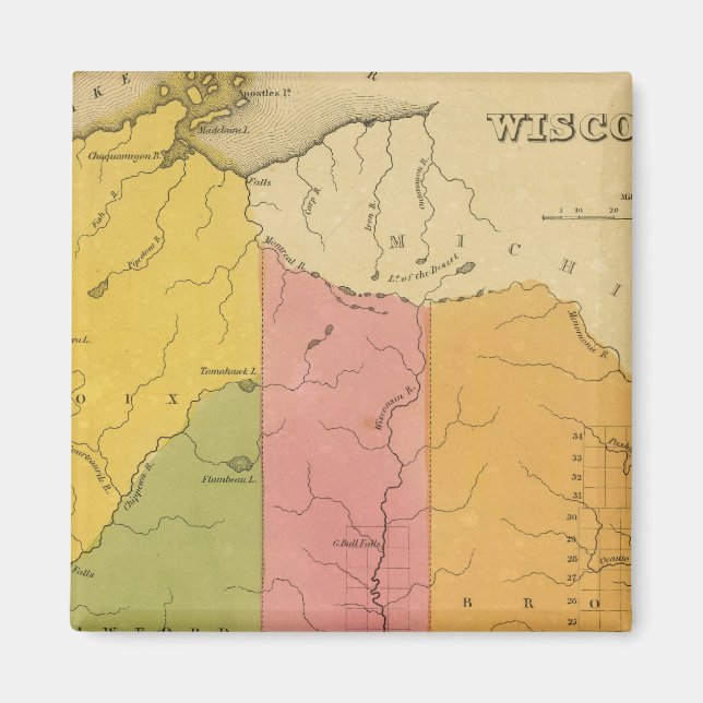 Íman Wisconsin 7 (Frente)