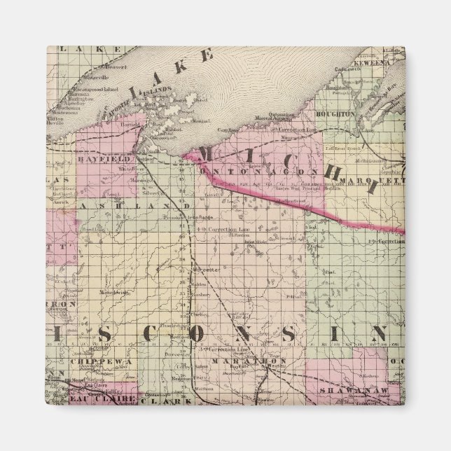 Íman Wisconsin 9 (Frente)