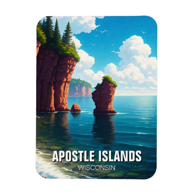 Íman Wisconsin Apostle Islands National Lakeshore (Vertical)