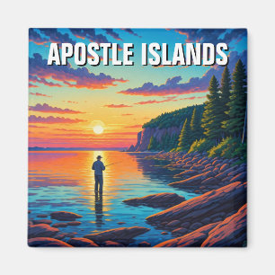 Íman Wisconsin Apostle Islands Sunset