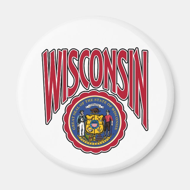 Íman Wisconsin Arc e Seal (Frente)