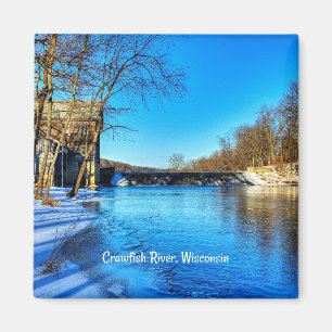 Íman Wisconsin, Crawfish River perto de Elba,