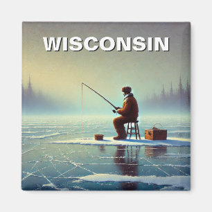 Íman Wisconsin Ice Fish