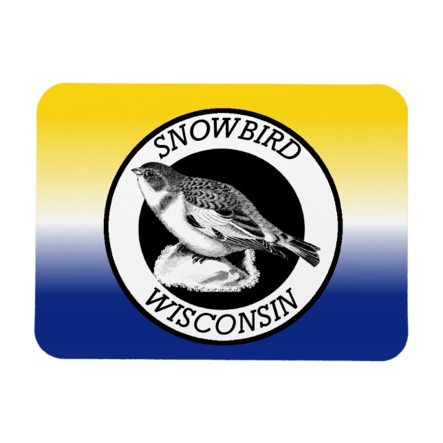 Íman Wisconsin Snowbird (Horizontal)