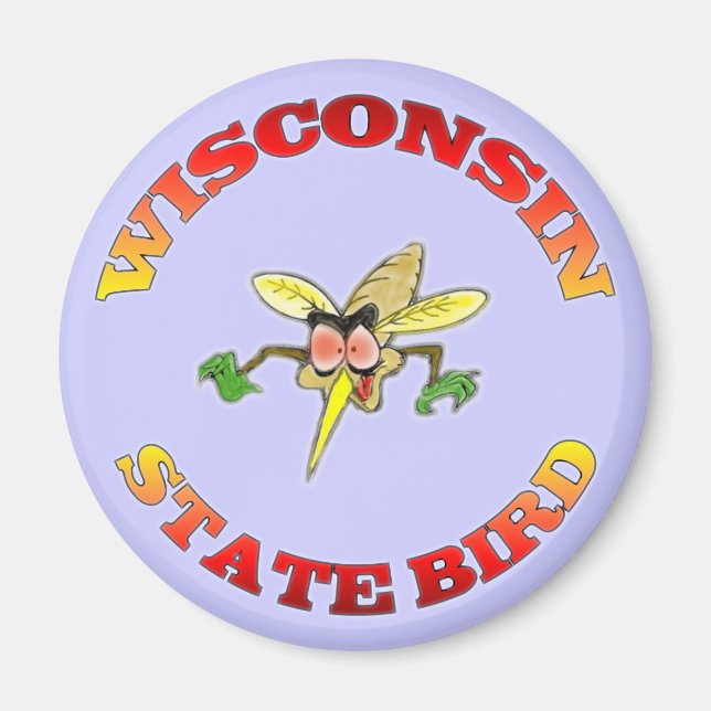 Íman Wisconsin State Bird (Frente)