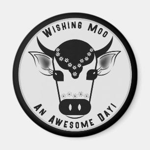 Íman Wishing Moo Um Bonito Dia Incrível