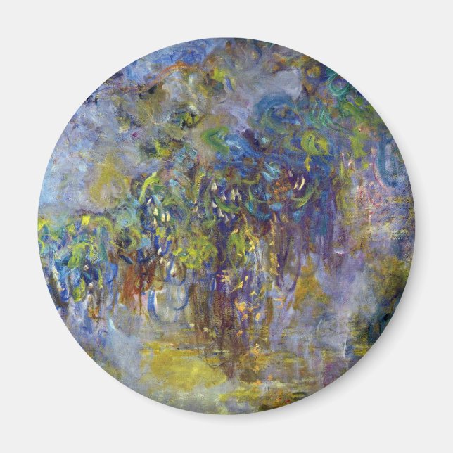Íman Wisteria (metade direita) por Claude Monet (Frente)