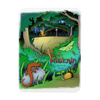 Íman Wisteria Refrigerator Magnet