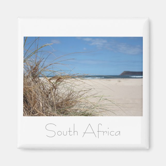 Íman WitareBeach Sand South Africa SA Magnet (Frente)