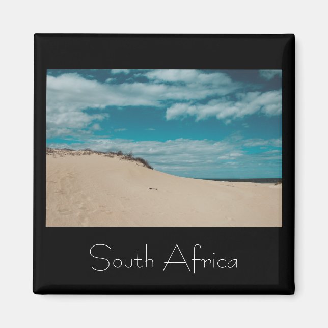 Íman WitareBeach Sand South Africa SA Magnet (Frente)