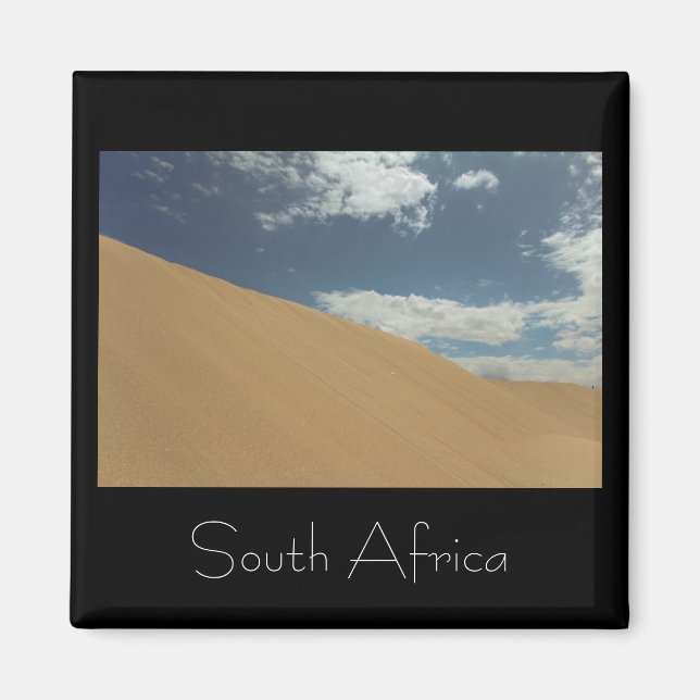 Íman WitareBeach Sand South Africa SA Magnet (Frente)
