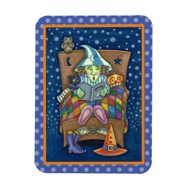 ÍMAN  WITCH DIZENDO HISTÓRIAS DE BEDTIME SPOOKY, HALLOWE (Vertical)