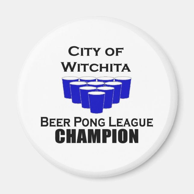 Íman Witchita Beer Pong Champion (Frente)
