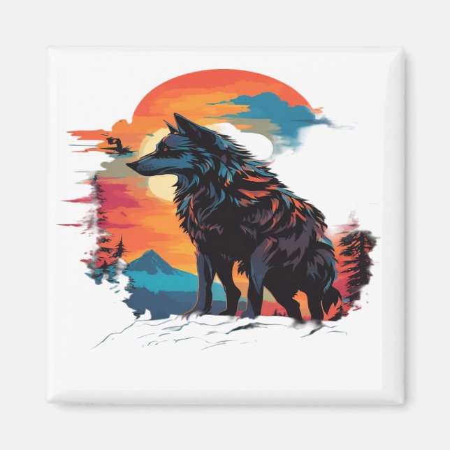 Íman wolf 12 (Frente)