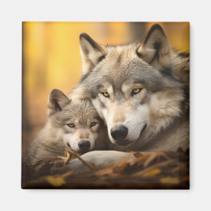 Íman Wolf Animal Wilderness Beauness Freedom Love