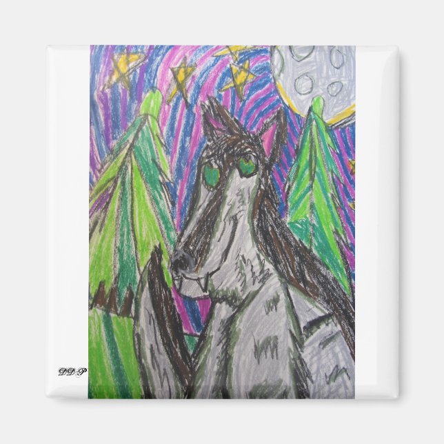 Íman Wolf art 1 (Frente)