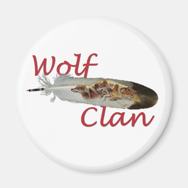 Íman Wolf Clan (Frente)