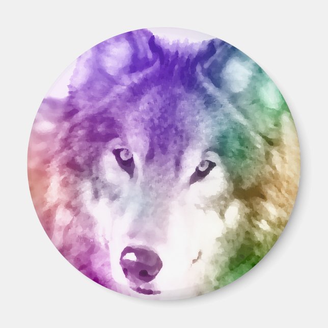Íman Wolf Gaze Art (Frente)