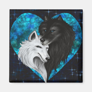 Íman Wolf Heart Magnet - Heart Edition