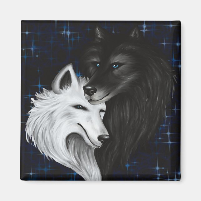 Íman Wolf Heart Magnet - Original (Frente)