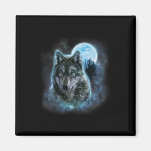 Íman Wolf Icy Moon Galaxy Caçando Cinzas Terrestres Wol