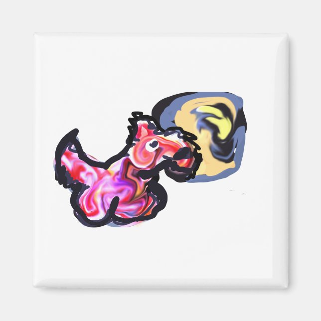 Íman Wolf light moon  (Frente)