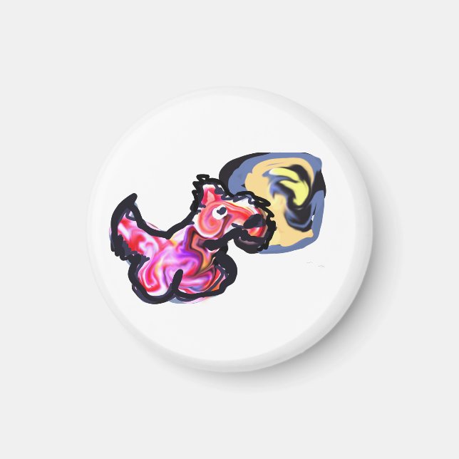 Íman Wolf light moon  (Frente)