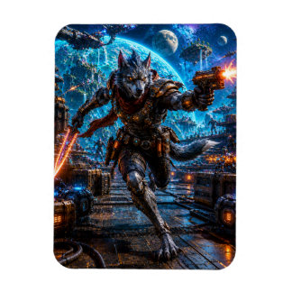 Íman Wolf-Like Alien Pirate — Running Assault