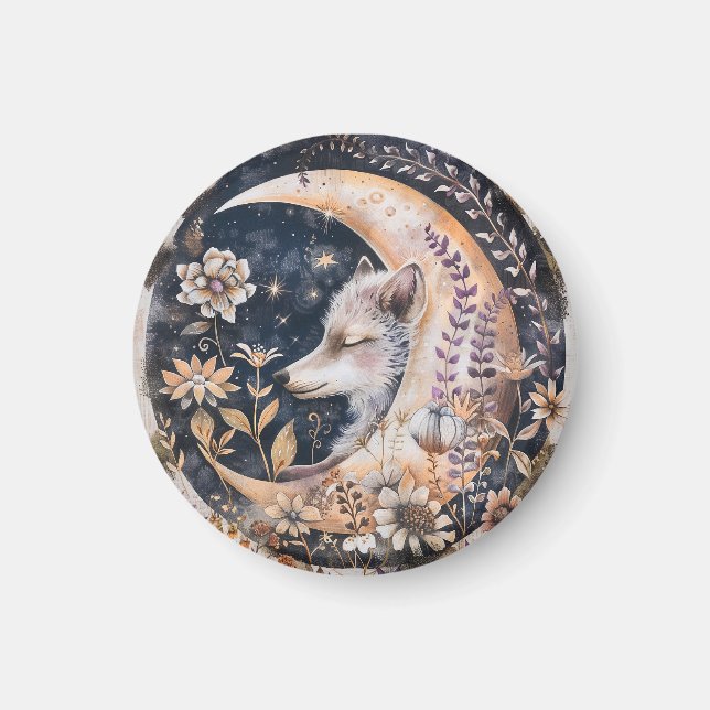 Íman Wolf Moon Magnet (Frente)