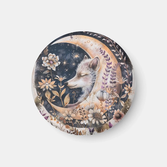 Íman Wolf Moon Magnet (Frente)