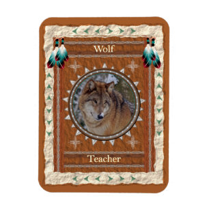 Íman Wolf-Teacher-Vinyl Flexi Magnet