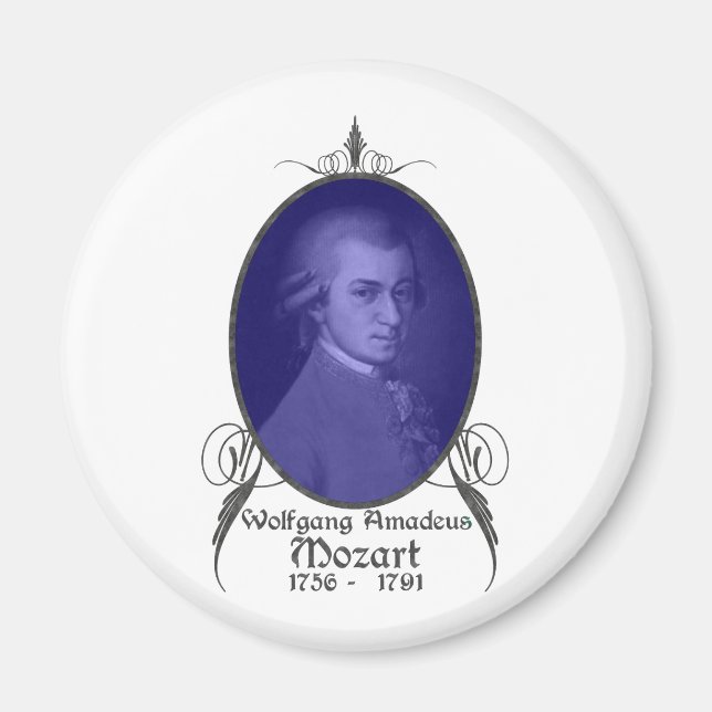 Íman Wolfgang Amadeus Mozart (Frente)