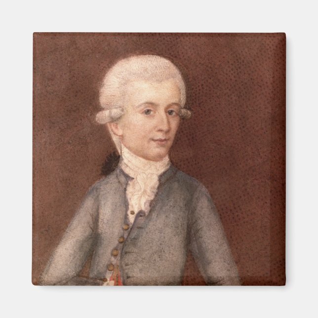 Íman Wolfgang Amadeus Mozart, c. 1780 (Frente)