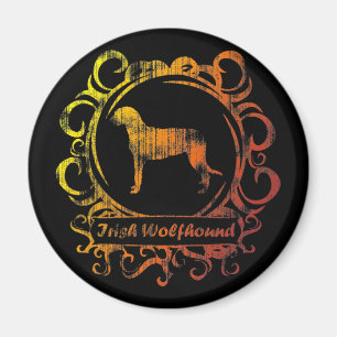 Íman Wolfhound irlandês resistido elegante