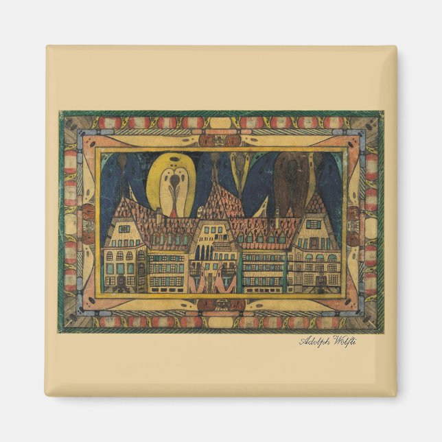 Íman Wölfli "Waldau" Fine Art (Frente)