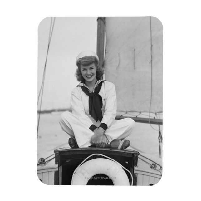Íman Woman Sailor (Vertical)