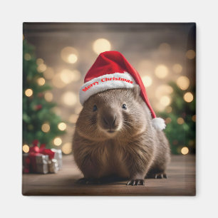 Íman "Wombat Wonderland: A Cozy Christmas Eve"