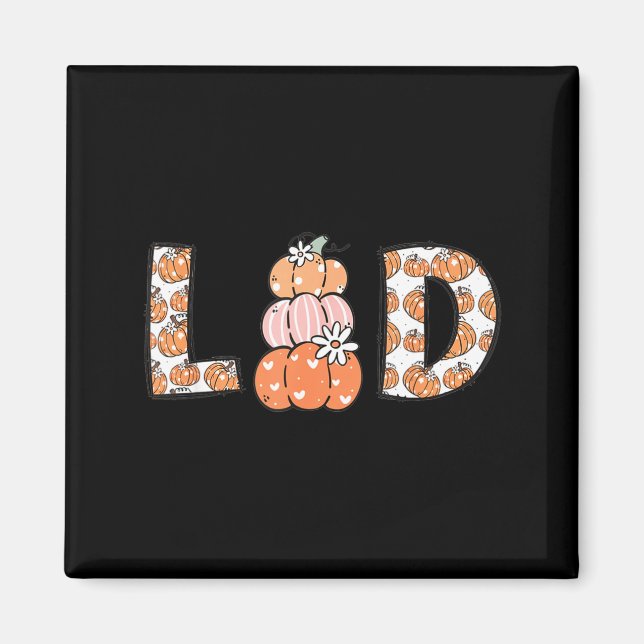 Íman Women Labor And Delivery Nurse Fall Pumpkins Thank (Frente)
