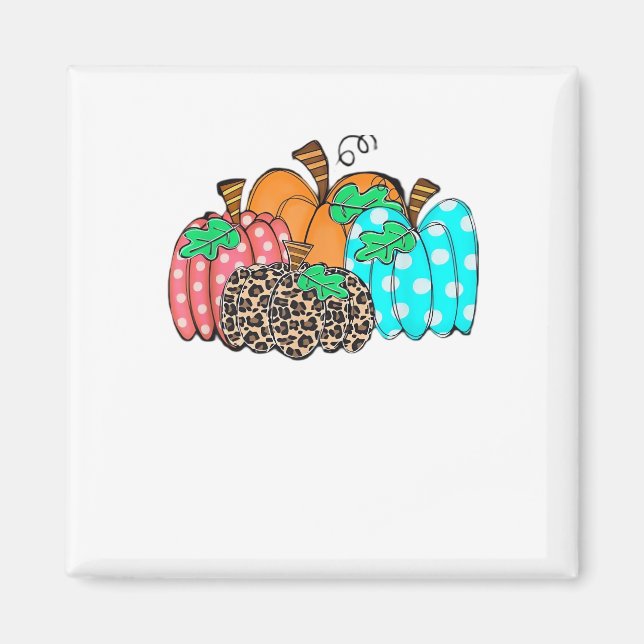 Íman Women’s Pumpkin Leopard Print Graphic It’s Fall Y’ (Frente)